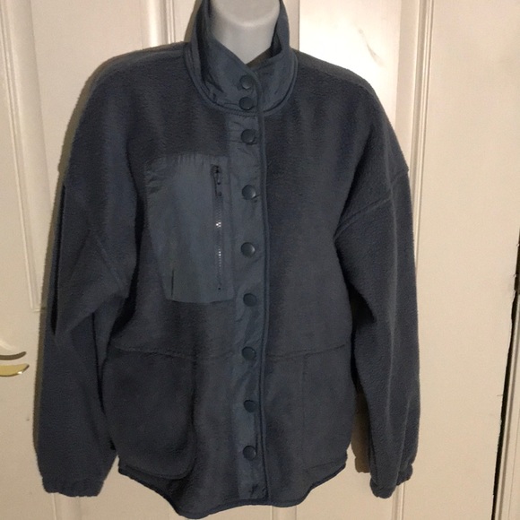 wild fable Jackets & Blazers - New Wild Fable Verona Blue Fleece Jacket XS